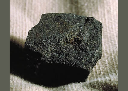 A lump of coal.