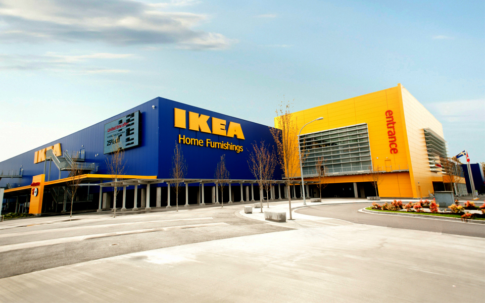 Picture of Ikea Canada store. 