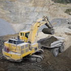 Photo of mining vehicle.