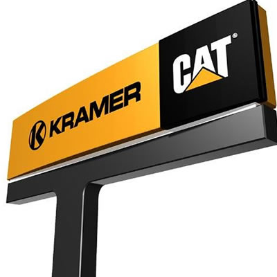 Picture of Kramer/CAT dealership sign. 