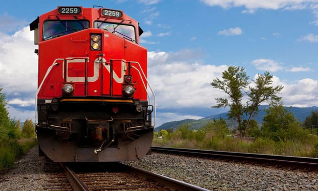 CN Rail train. 