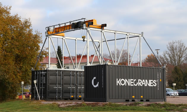 Konecranes CXT Explorer delivers factory-level lifting at remote or temporary locations.