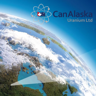 CanAlaska logo with picture of earth from space. 