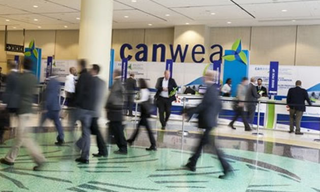 Picture of attendees at the CanWea Conference. 