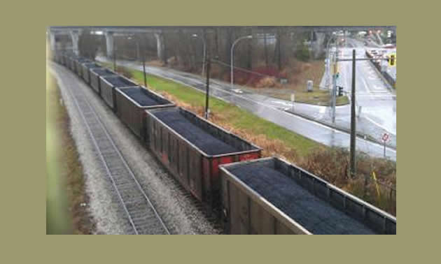 Photo coal train