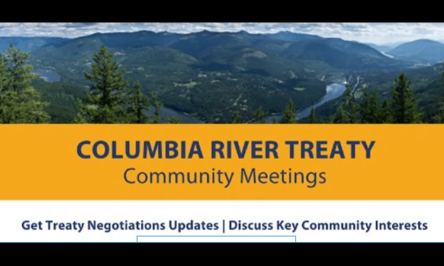 Columbia River Treaty meeting dates. 