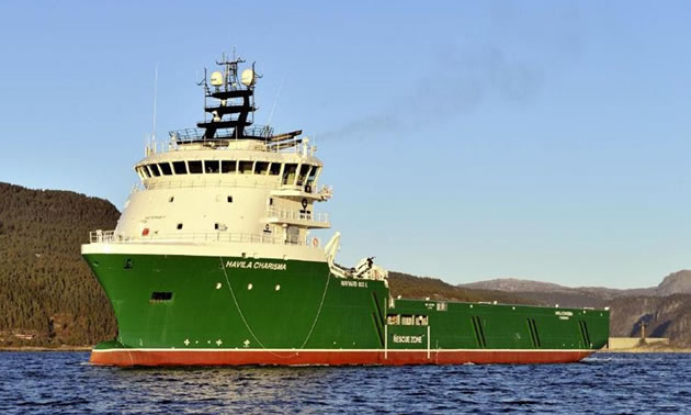 A Havila offshore supply vessel. 