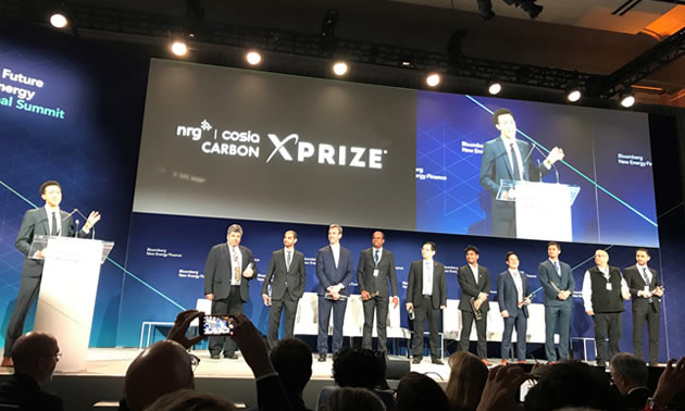 XPRIZE Bloomberg press conference earlier this year.