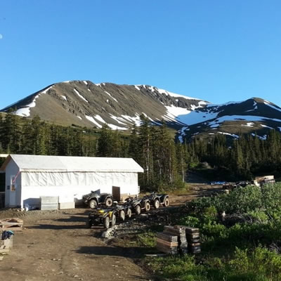 The Eaglehead copper-gold-molybdenum project covers 13,540 hectares in the Liard Mining Division of British Columbia.