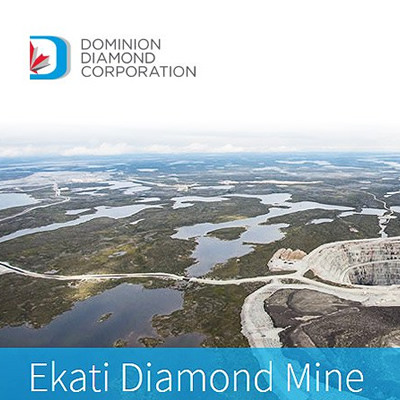 Picture of Ekati Diamond Mine.