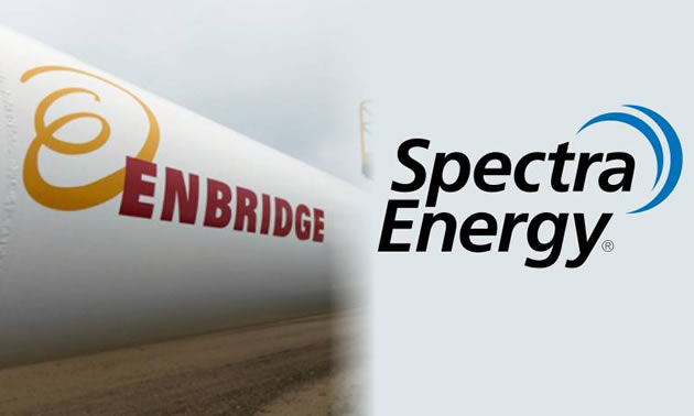 Logos of Enbridge Inc. and Spectra Energy Partners. 