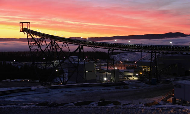 The new and expanded Endako mine is located near Fraser Lake, 100 miles northwest of Prince George.