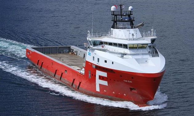 Farstad Shipping’s Platform Supply Vessel (PSV) Far Sun.