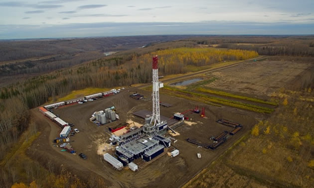 Filterboxx Drill Camp Combo, set up at a Blackbird Energy site. 