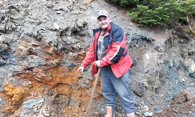 Darrel Davis has discovered a “staggering” gold deposit near Trout Lake, B.C.