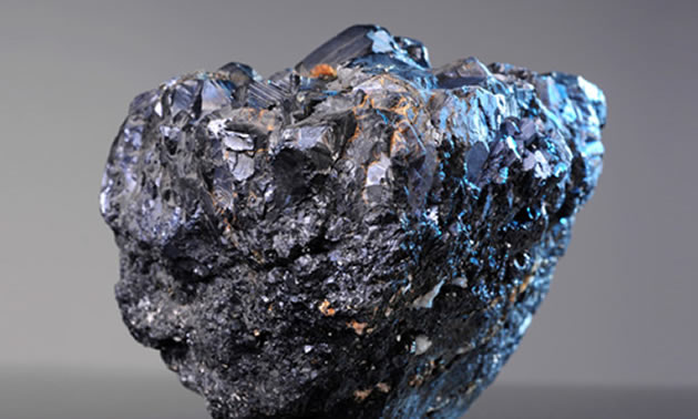 A chunk of metal ore. 