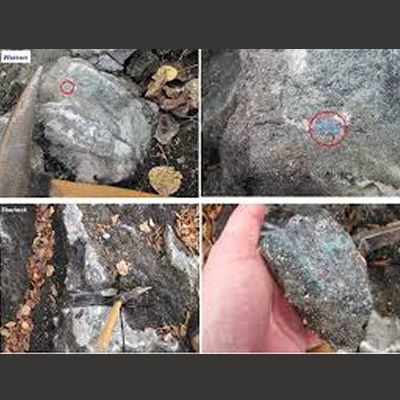 Collage of rock samples. 