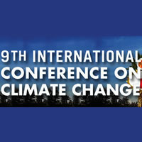 Banner of the 9th international Conference on climate change