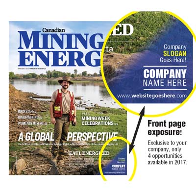 Graphic of Mining and Energy ad promotion. 