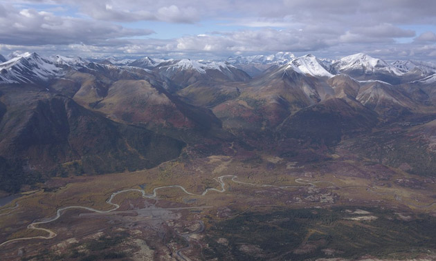 View of the Macmillan Pass Project. 