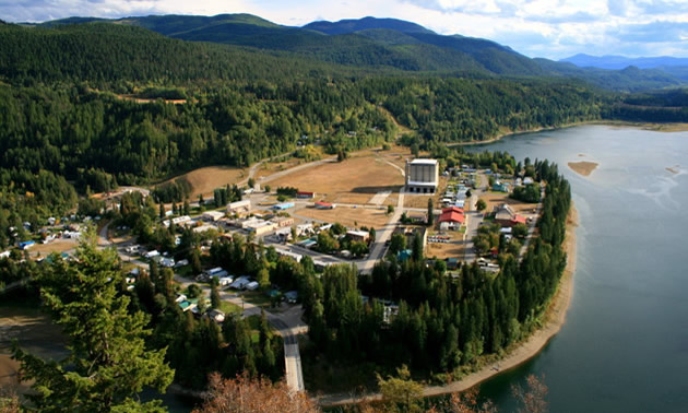 Recently re-opened Pend Oreille zinc mine at Metaline Falls