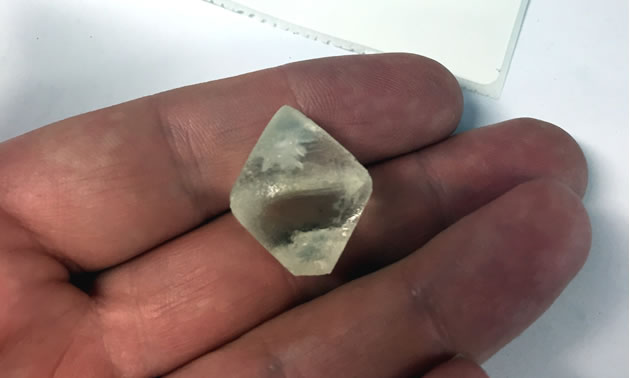 A 67.87 carat diamond from Mountain Province Diamond Inc.'s Gahcho Kué mine. 