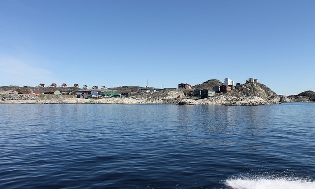 Leaving Nuuk by boat to North American Nickel Exploration Camp. Nuuk is the capital city and head of government for Greenland with a population of approximately 16,000.  The boat ride takes approximately 3 -3½ hours one-way to the exploration camp.