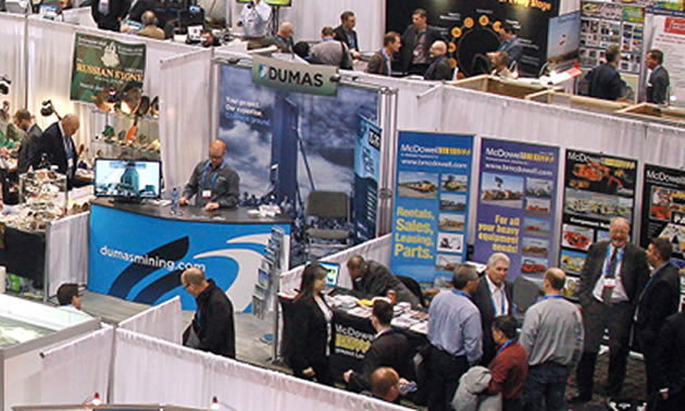 An overview of attendees at the PDAC Convention in Toronto. 