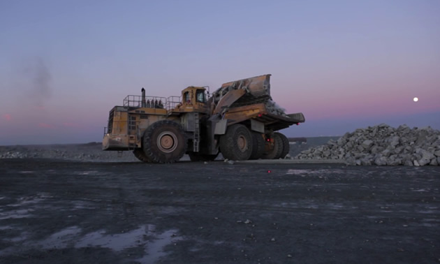 Mining truck. 
