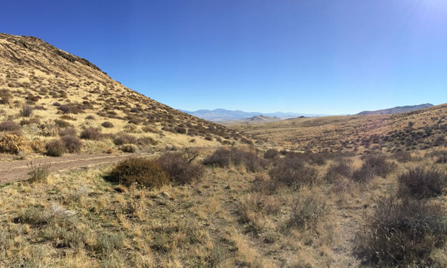 The Pony Creek gold property, located souh of Elko, Nevada. 