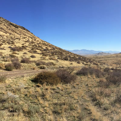 The Pony Creek gold property, located souh of Elko, Nevada. 