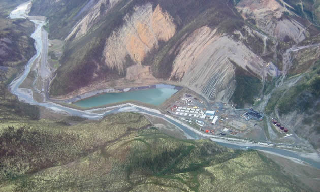 This photo shows Canadian Zinc's Prairie Creek Mine site in the Northwest Territories.