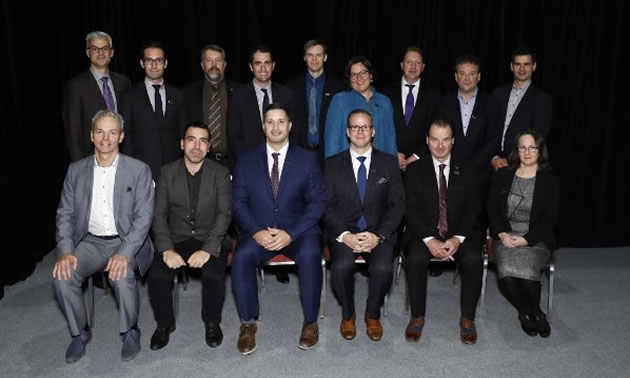 Members of the 2017–2018 QMEA board of directors.