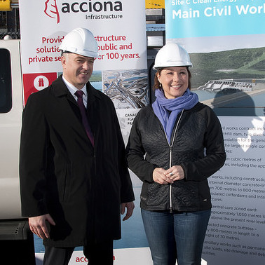 Premier Christy Clark and BC Hydro announced the preferred proponent for Site C’s main civil works contract, which will see 1,500 jobs created during peak construction. 