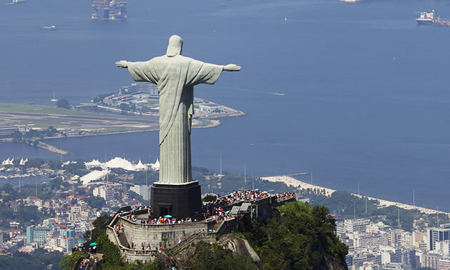 Picture of Christ the Reedemer statue in Rio de Janeiro, Brazil