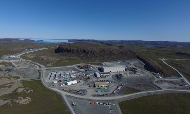The Hope Bay Project mine site is currently under construction in Nunavut.