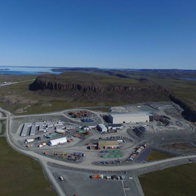 The Hope Bay Project mine site is currently under construction in Nunavut.