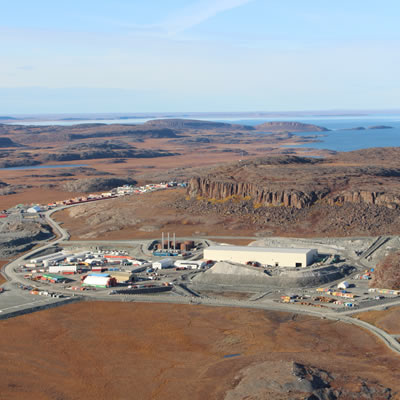 Aerial view of the Madrid-Boston Project at Hope Bay, Nunavut. 
