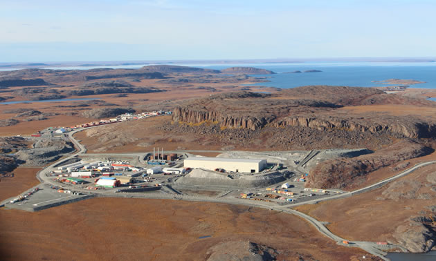 Aerial view of the Madrid-Boston Project at Hope Bay, Nunavut. 