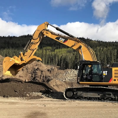TNDC's new Caterpillar CAT 349F hydraulic excavator 
