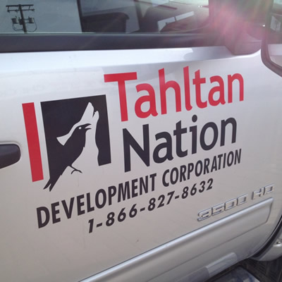 TNDC Nation logo on truck. 