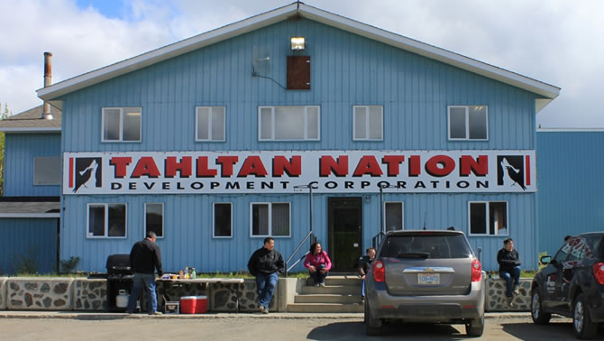 Photo of the office of the Tahltan Development Corporation. 