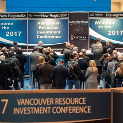 The 2018 Vancouver Resource Investment Conference takes place at the Vancouver Convention Centre West on January 21-22, 2018. 