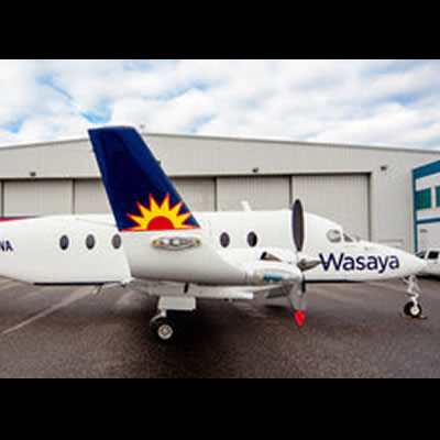 Picture of Wasaya Airlines plane. 