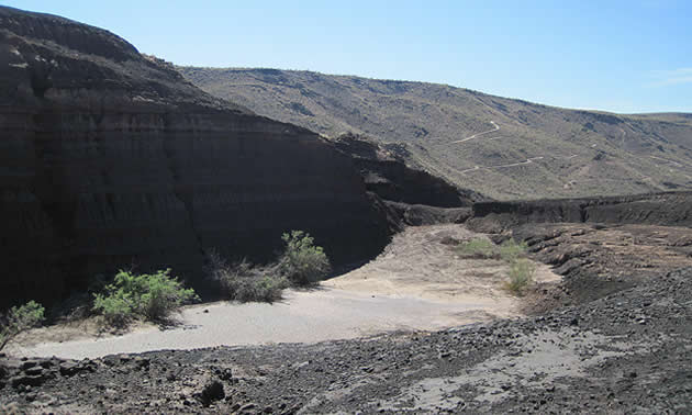 Artillery Peak in Arizona is the site of American Manganese's deposit. 