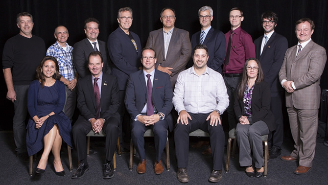 Board of directors QMEA 2015-2016 (CNW Group/Quebec Mineral Exploration Association (AEMQ))