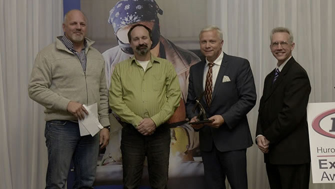 Britespan Building Systems Inc., wins the 2015 Huron Manufacturing Association Exporting Award. 