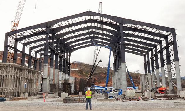 June 2016 Brucejack Mill Structure Complete