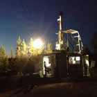 Drilling project in Northern Saskatchewan. The drilling company is Team Drilling based in Saskatoon.