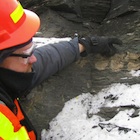 Discovered by a Syncrude Canada heavy equipment operator in Fort McMurray, this marine reptile fossil is one of the largest, most complete plesiosaurs found in Alberta. 